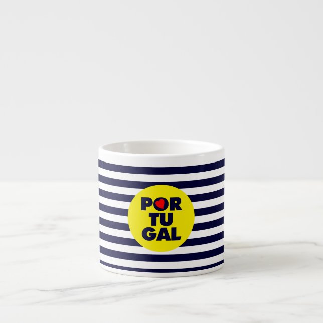 Portugisiska solskenet espressomugg (Framsidan)