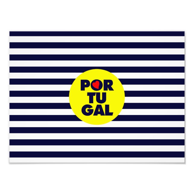 Portugisiska solskenet fototryck (Framsidan)