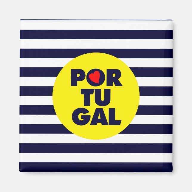 Portugisiska solskenet magnet (Framsidan)