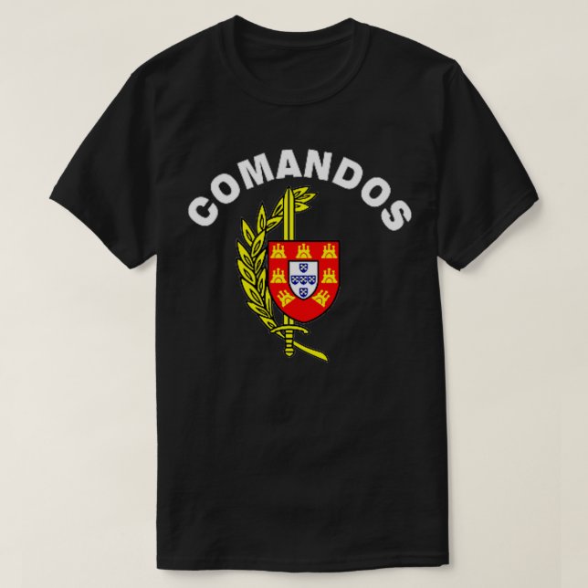 Portugisiska Speciella Komandos Tshirt T Shirt (Design framsida)