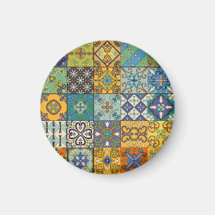 Portugisiska Talavera Tile Design Magnet