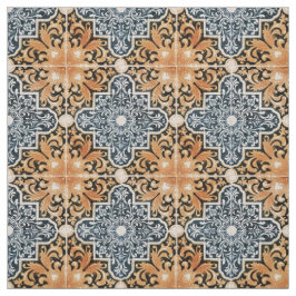 Portugisiska Tile Mönster Fabric Tyg