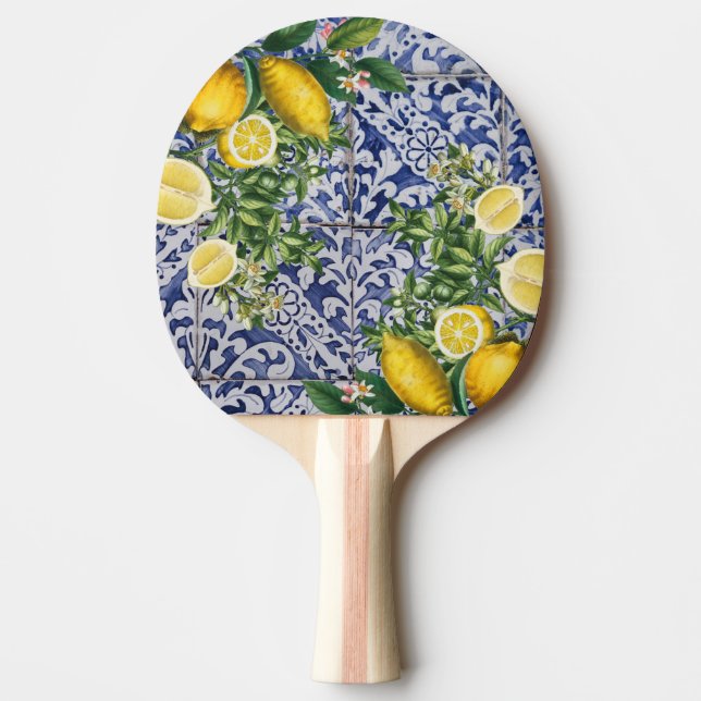 Portugisiska Tiles Bord Tennis Pingisracket (Framsidan)