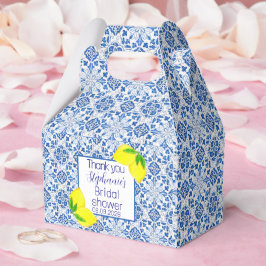 Portugisiska Tiles Lemon Mediterranean Möhippa Presentaskar