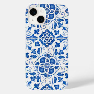 Portugisiska Tiles Mediterranean Blue Blommigt