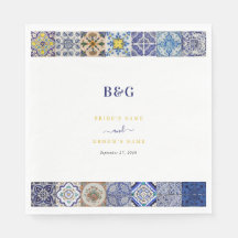 Portugisiska Tiles Mönster Bröllop