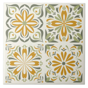 Portugisiska Tiles Mönster Kakelplatta