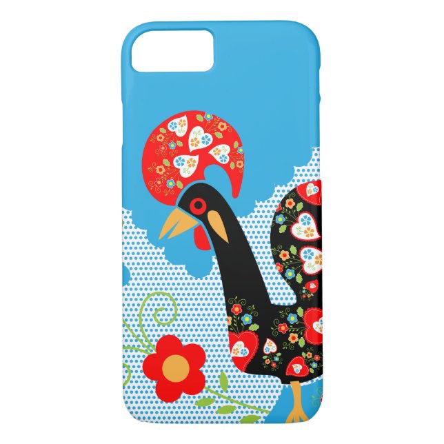 Portugisiska Tupp i Barcelona Case-Mate iPhone Skal (Baksida)