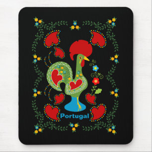 Portugisiska Tupp i Tur i grönt Musmatta