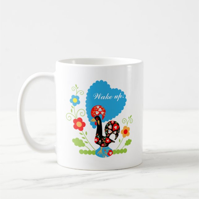 Portugisiska Tupp Kaffemugg (Vänster)