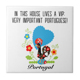 Portugisiska Tupp Kakelplatta
