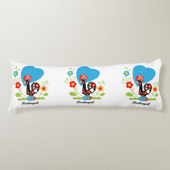 Portugisiska Tupp Kroppskudde (Framsidan)