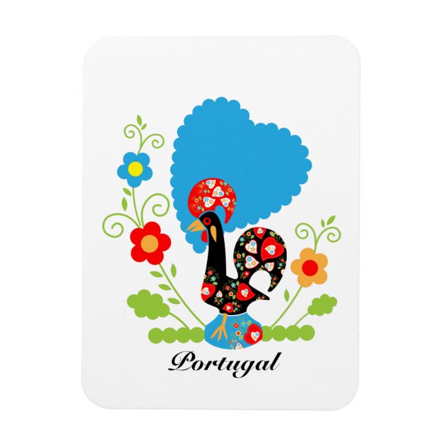 Portugisiska Tupp Magnet (Vertikal)