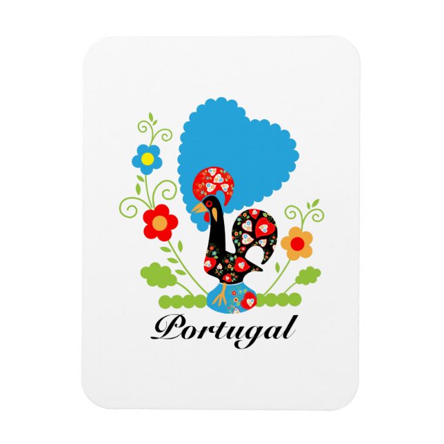 Portugisiska Tupp Magnet (Vertikal)