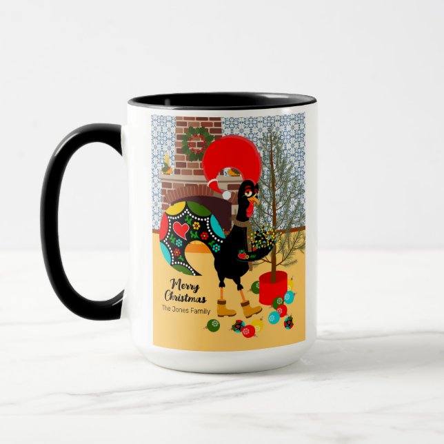 Portugisiska Tupp och ljuset till jul Mugg (Vänster)