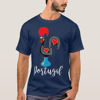 Portugisiska Tupp Portugal Galo de Barcelona T Shirt