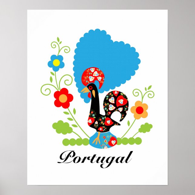 Portugisiska Tupp Poster (Framsidan)