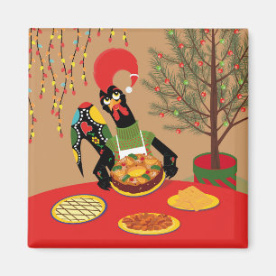 Portugisiska Tupp Sweet-julen Magnet