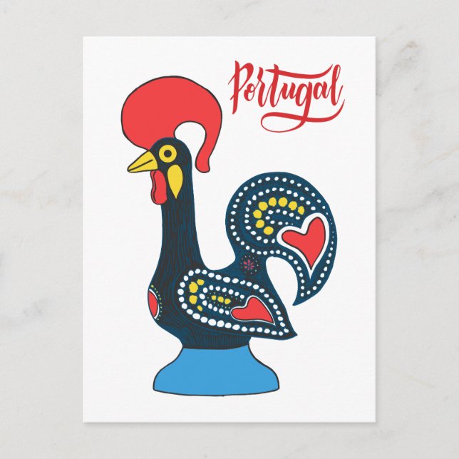 Portugisiska Tupp Vykort (Framsida)