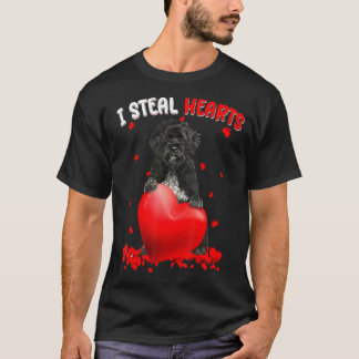 Portugisiska Vatten Hund Hund I Steal Hearts Cute T Shirt