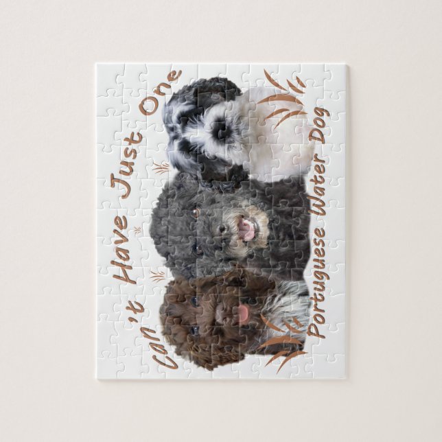Portugisiska Vatten Hund kan inte ha bara en Pussel (Vertikal)