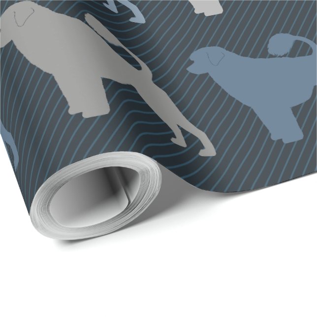 Portugisiska Vatten Hund Presentpapper (Rullad Hörn)
