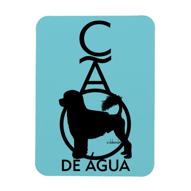 Portugisiska Vatten Hund ständiga Cao de Agua Magnet (Vertikal)