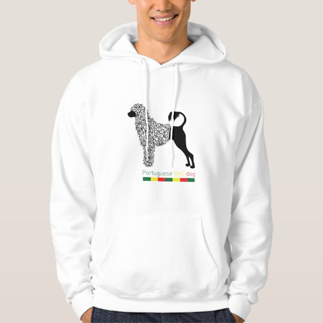 Portugisiska Vatten Hund Tshirt! Hoodie (Framsida)
