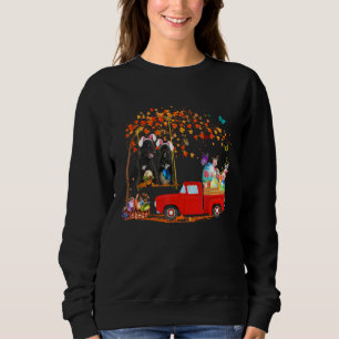 Portugisiska Vatten Hund Wearing Bunny Ear Red Las T Shirt