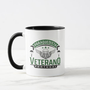 Portugisiska veteran Paratrooper Mugg