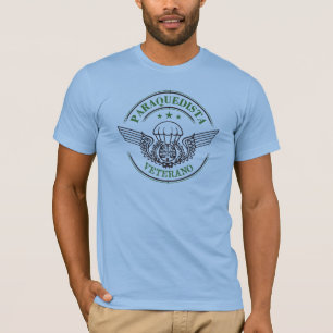 Portugisiska veteran Paratrooper T Shirt
