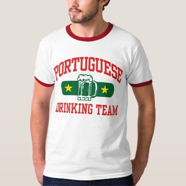 Portugisiskt drickteam tee shirt (Framsida)