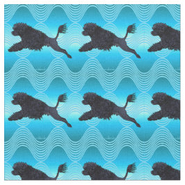 Portugisiskt dyka för vattenhund som är lejont, tyg