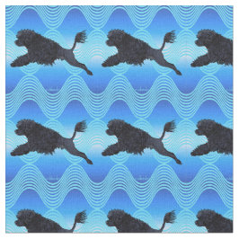 Portugisiskt dyka för vattenhund som är lejont, tyg