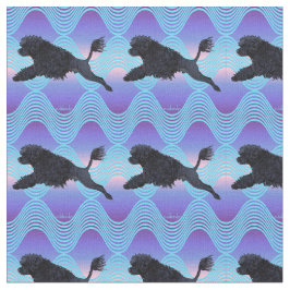 Portugisiskt dyka för vattenhund som är lejont, tyg