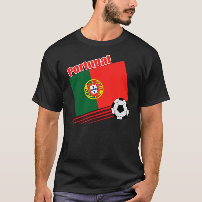 Portugisiskt fotbolllag tee shirt (Framsida)