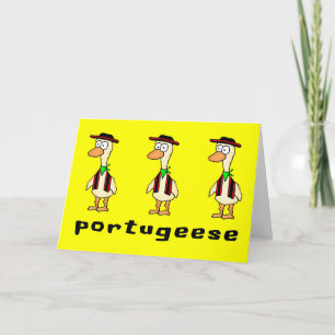 Portugisiskt gratulationskort kort
