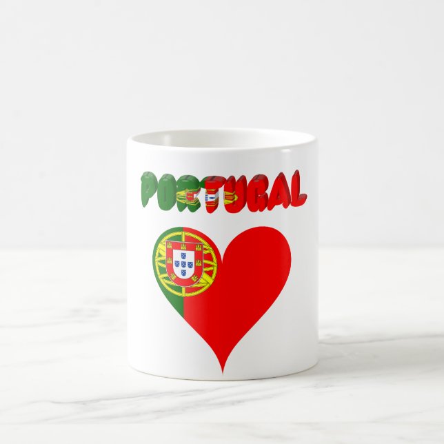Portugisiskt hjärta kaffemugg (Center)