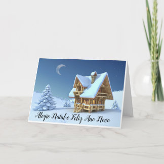 Portugisiskt julkort med hälsning 2 helgkort