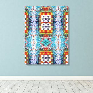 Portugisiskt mönsterrutt Kanvastryck