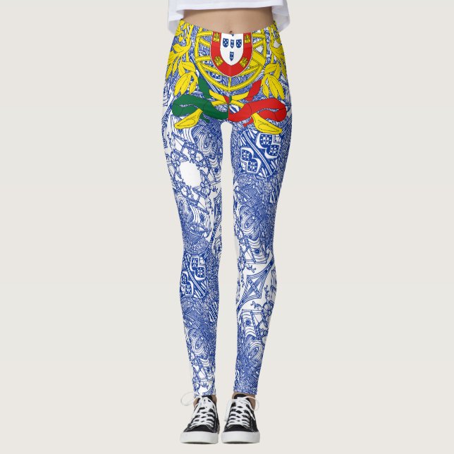 Portuguese art leggings (Framsida)