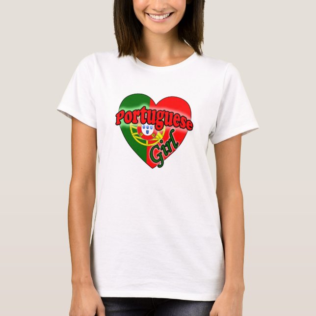 Portuguese Girl T-shirt (Framsida)