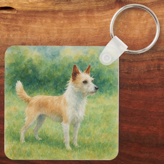 Portuguese Podengo Nyckelring (Baksida)