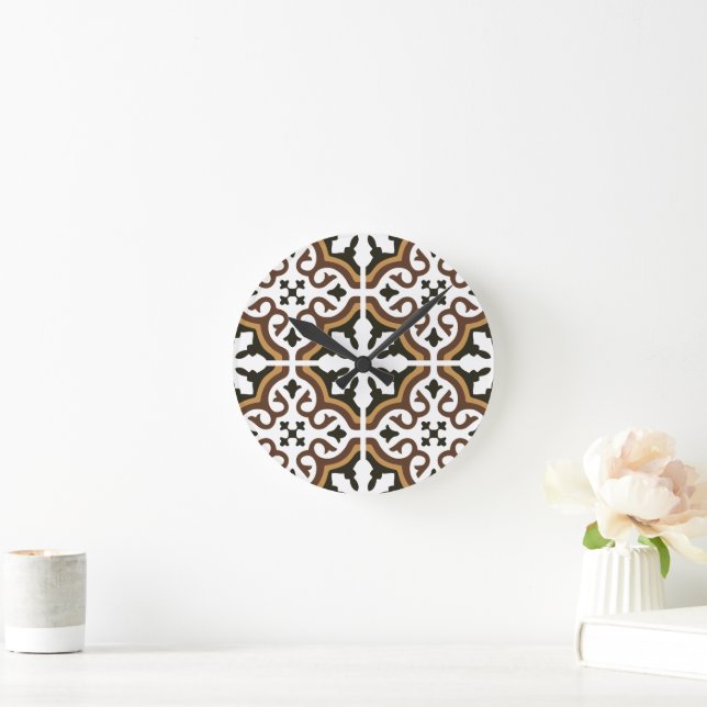 Portuguese tiles 3 rund klocka (Hem)