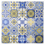 Portuguese Tiles Pattern Ceramic Tile  Kakelplatta<br><div class="desc">Transform any space with authentic Portuguese Tiles Pattern Ceramic Tile. Durable,  eye-catching and perfect for adding timeless charm to your interiors.</div>