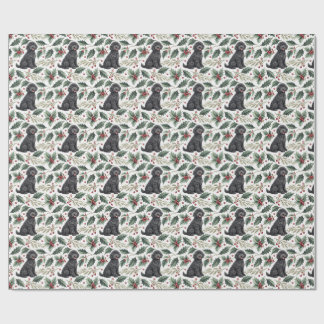 Portuguese Water Dog Christmas Wrapping Paper Presentpapper