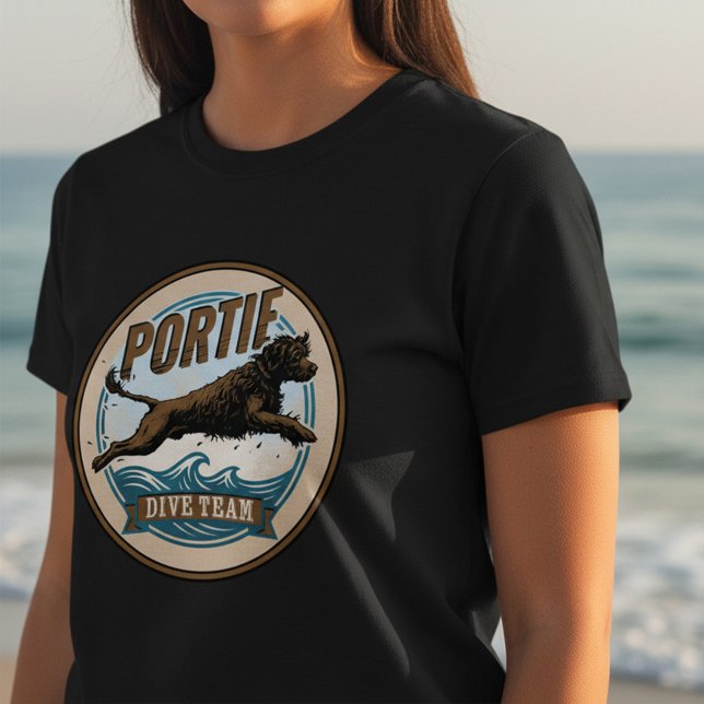 Portuguese Water Dog - Dykteam T Shirt (Skapare uppladdad)