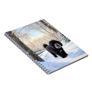 Portuguese Water Dog Let It Snow Jul Anteckningsbok