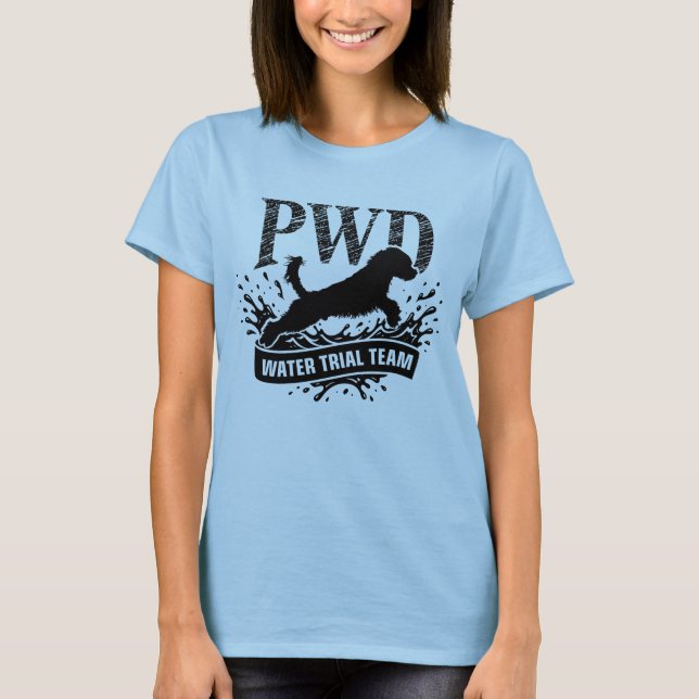 Portuguese Water Dog - Provteam T Shirt (Framsida)
