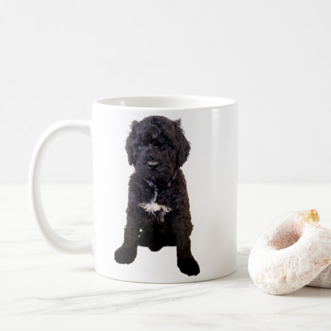 Portuguese Water Dog Puppy Coffee Mug – Cute Dog L Kaffemugg (Med munk)